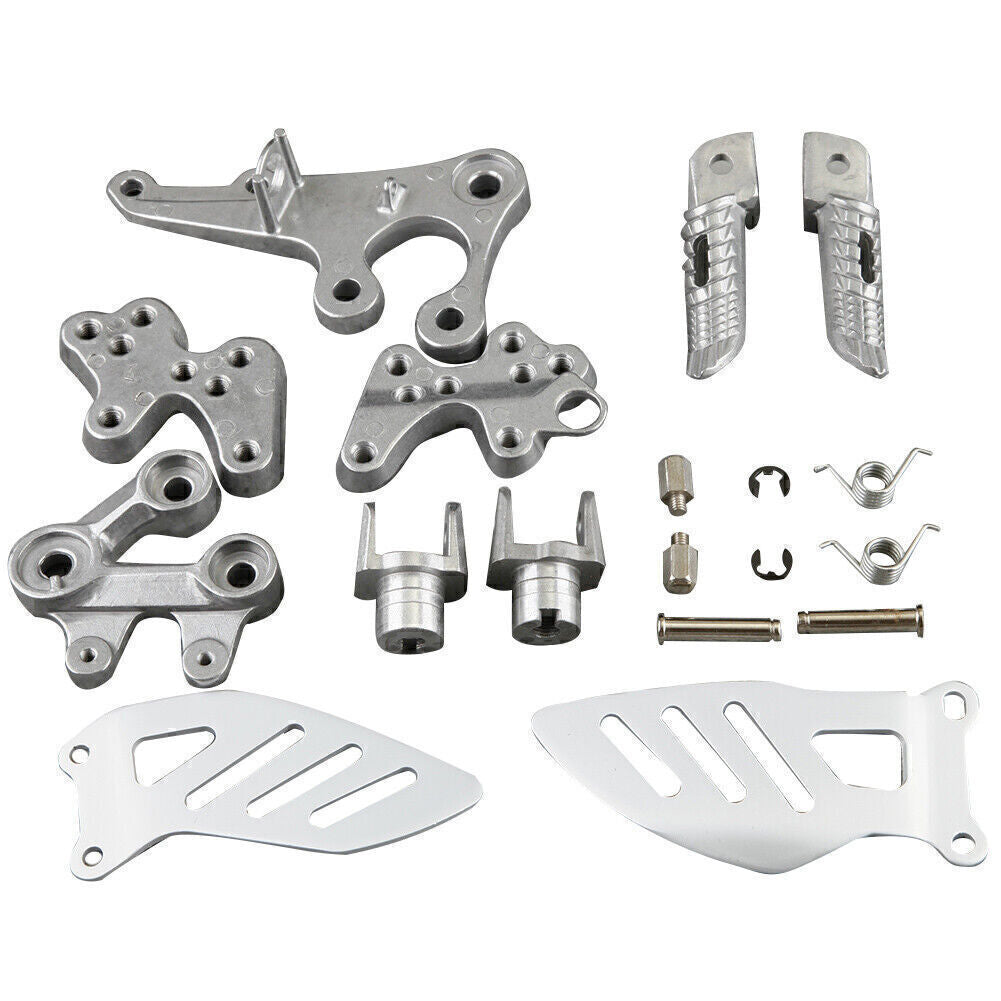 Front Rider Footrest Foot Pegs Brackets for SUZUKI 2005-2011 GSXR 1000 K5