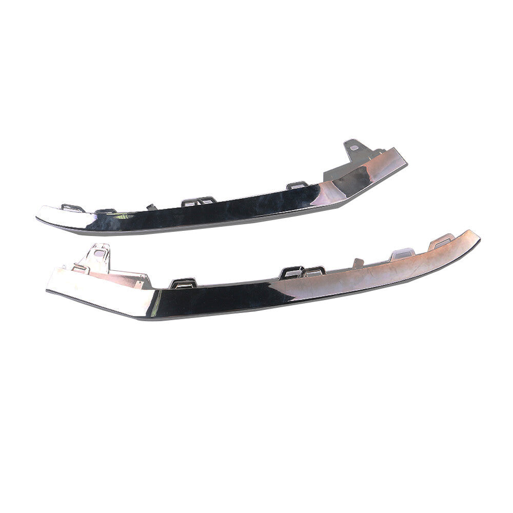 Left Right Front Bumper Chrome Trim Molding for Mercedes W212 E350 2014 - 2016