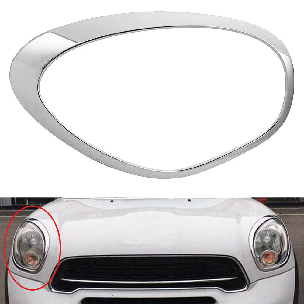 Right headlight bezel trim for 11-16 for Mini Cooper Countryman R60 Paceman R61
