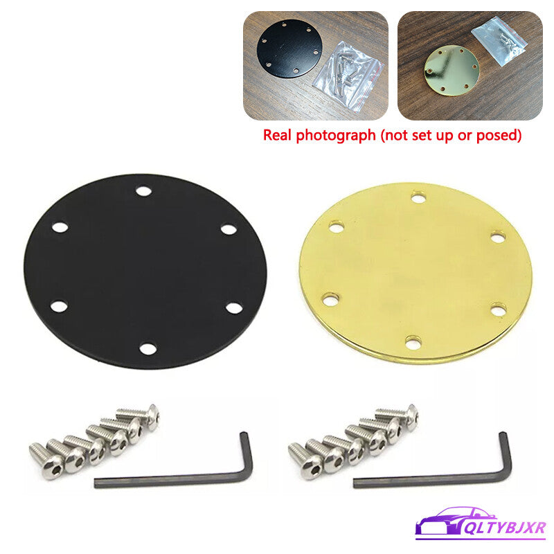 Universal Car 6 Hole Steering Wheel Center Cap Steering Wheel Horn Cover Plate