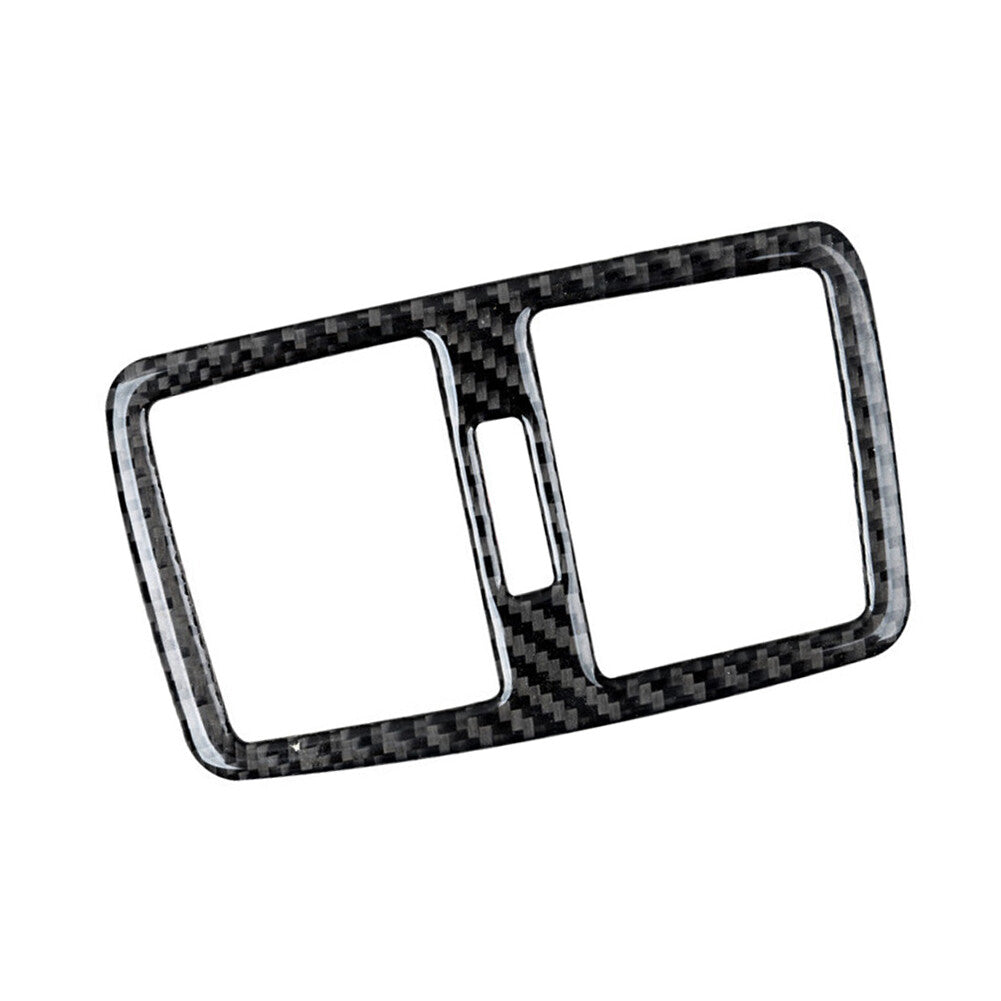 Carbon Fiber Interior Rear Air Vent Outlet Cover Trim for BMW X1 F48 2016-2018