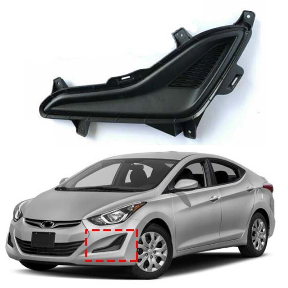 Fits for Hyundai for Elantra 2014 2015 2016 Left Side Front Bumper Fog Lamp Covers