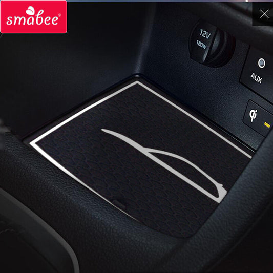 Car Gate Slot Cup Mat for Hyundai I30 I30 N 2017-2022 for Elantra GT Accessories Pad