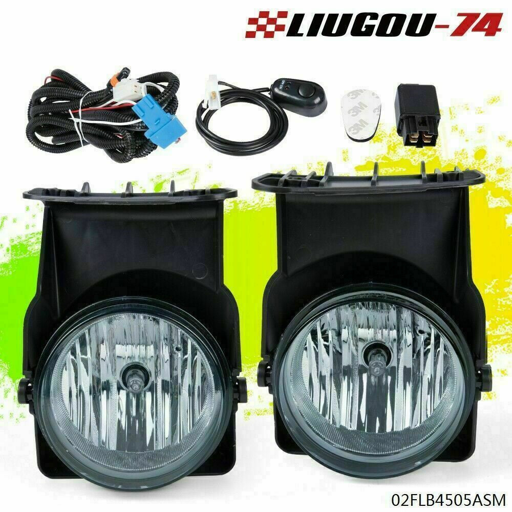 Lens fog light + wiring + switch kit suitable for 03-06 for GMC for Sierra 1500 2500 3500 new