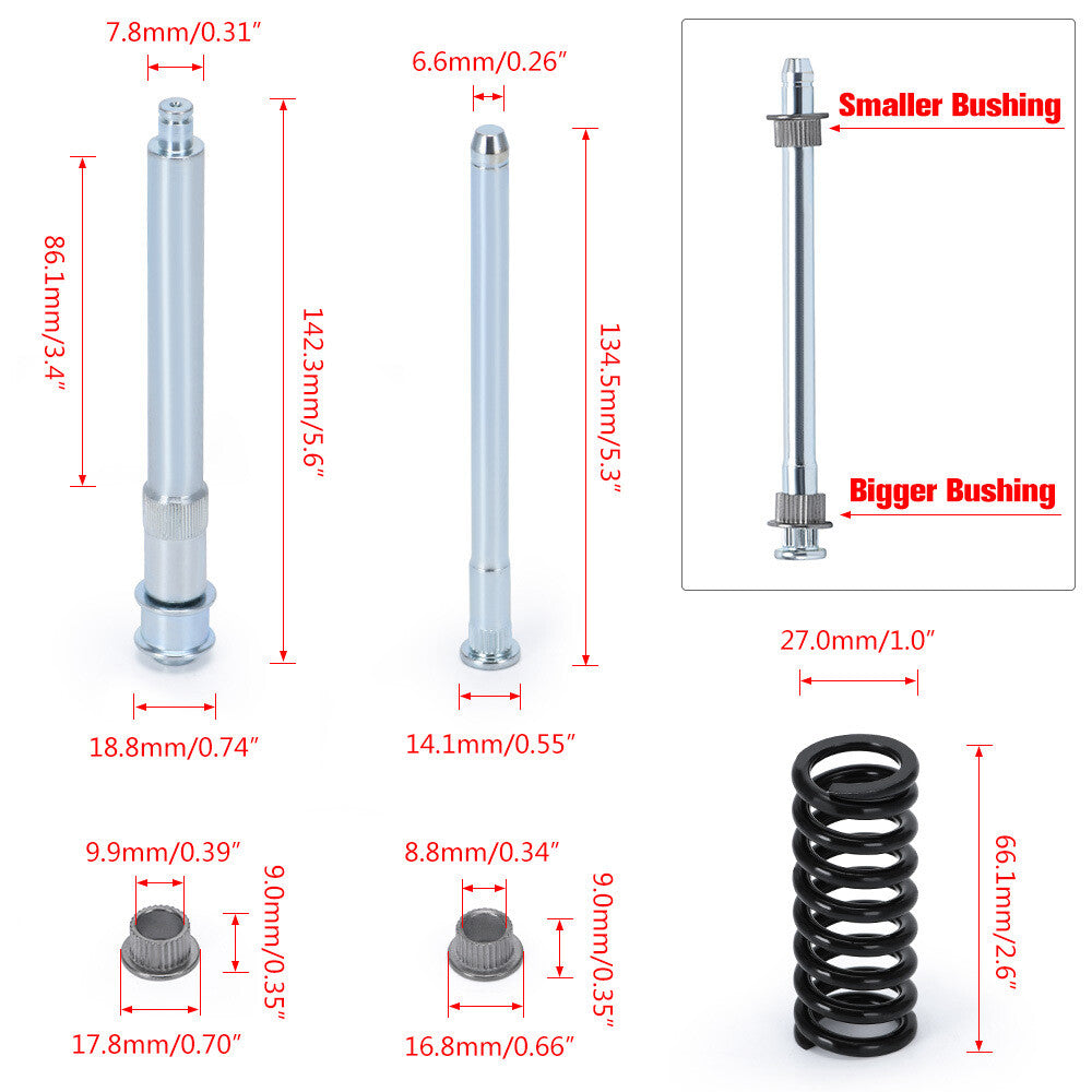 Door hinge needle roller + stamping repair spring replacement front cover suitable for Chevrolet