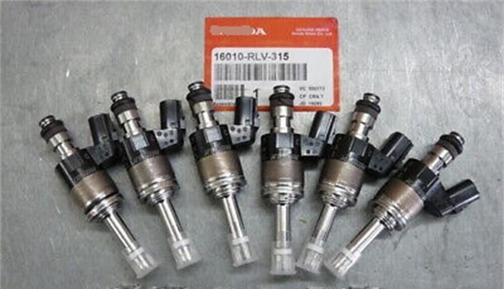 16010-RLV-315 for Honda 3.5L Pilot Odyssey Ridgeline Fuel Injectors 6pcs