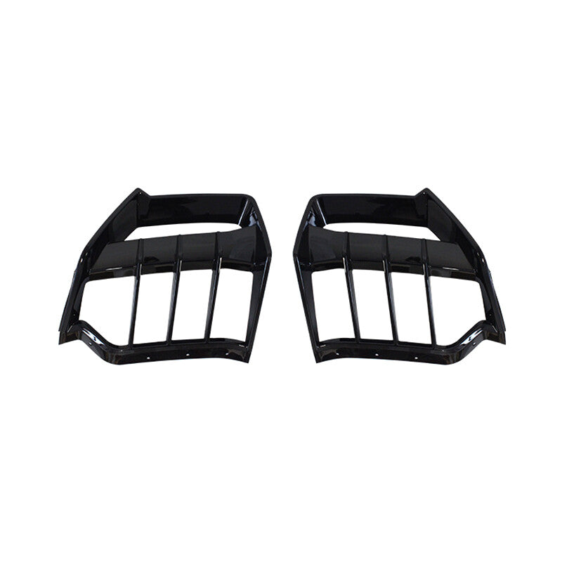 Gloss Black V4 Attached Rear Bumper Diffuser Boiler Fits for Corvette C8 Z51 20-25