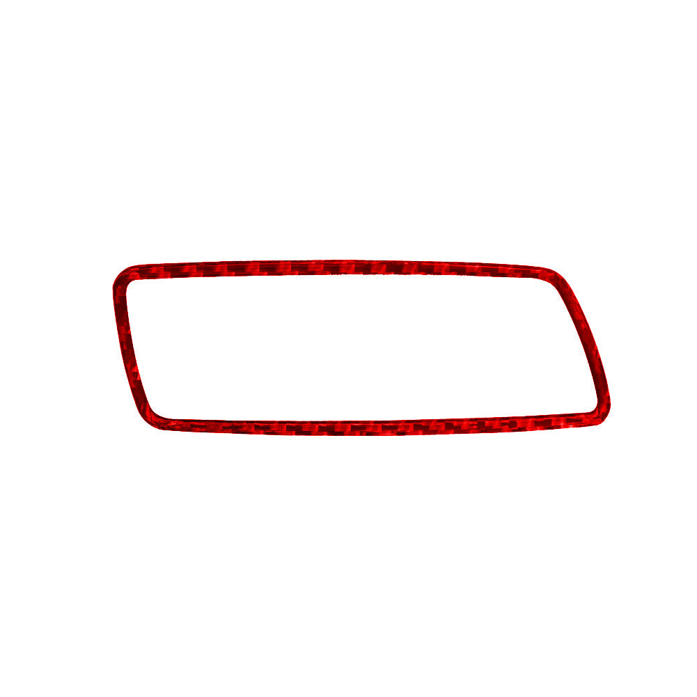 Red Carbon Fiber Front Dimming light Frame Cover Trim for KIA Cadenza 2014-2016