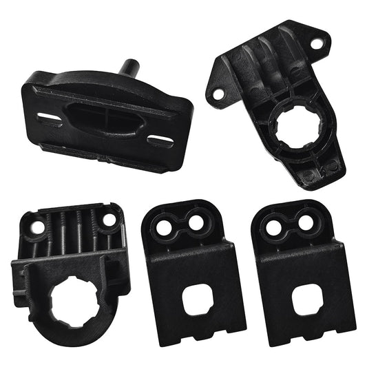 Front Headlight Bracket Repair Kit Black for X5 G05 2019-2022 X6 G06 2020-2022