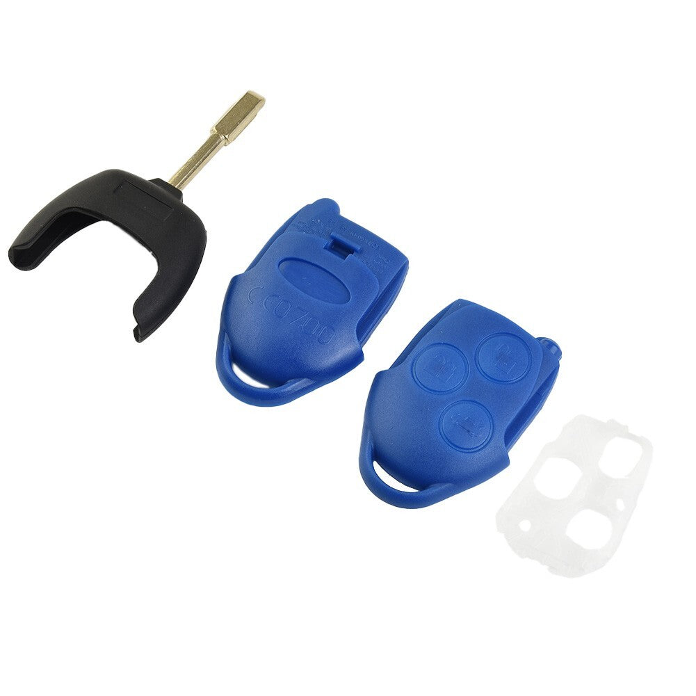 Key fob protective case, 3-button blue remote control protective cover for Ford Transit-MK7 2006 - 2014