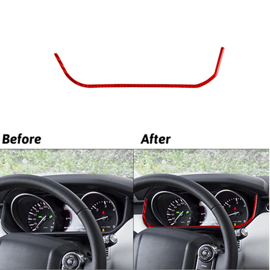 Red Carbon Fiber Speedometer Trim For Land for Range Rover Sport 2014-2017