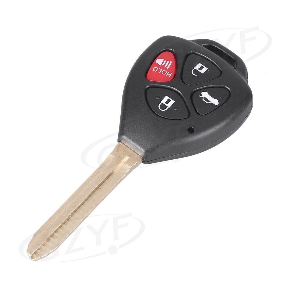Remote Uncut Blank Key Fob Keyless Entry Shell Case for Toyota for Corolla for Avalon