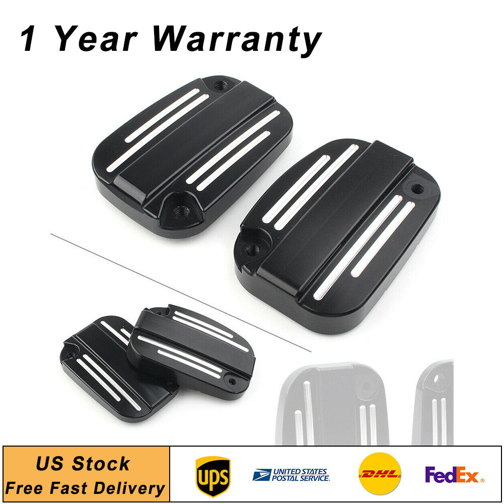Brake Master Cylinder Cover Cap Left Right for Harley Touring Street Road Glide