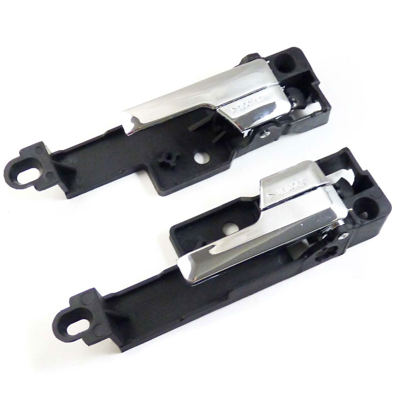 2X for Ford Fusion for Lincoln Front Left  Right Inside Interior Chrome Door Handle
