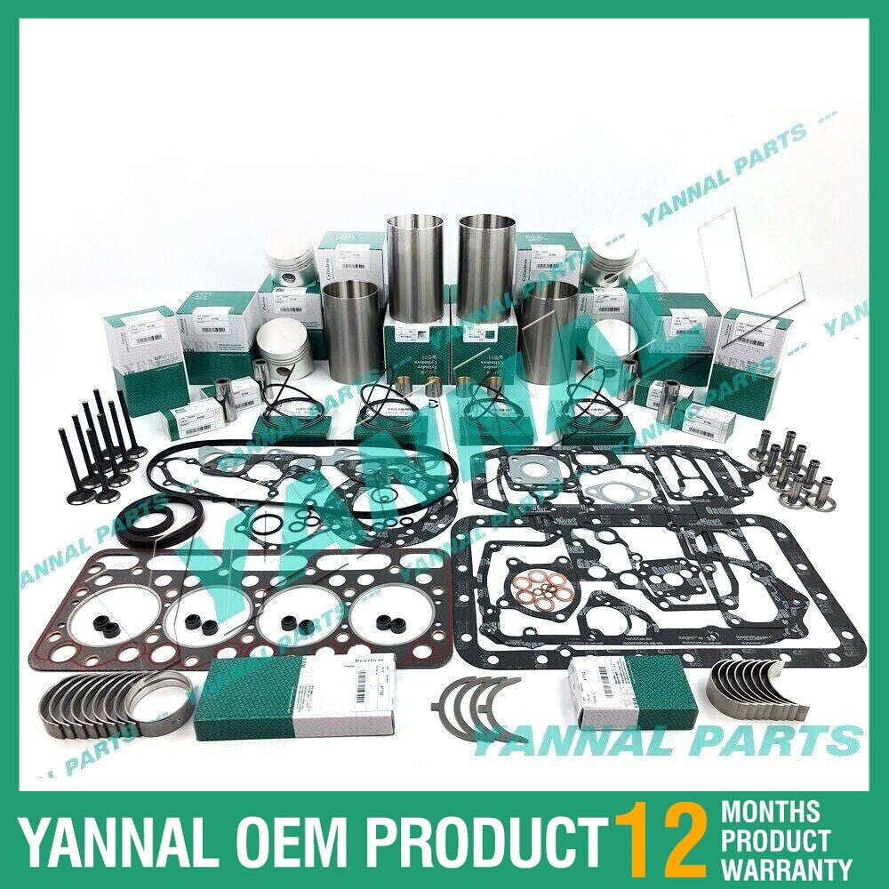 V1702 V1702B Overhaul and Reconstruction Kit for Kubota Indirect Injection for Bobcat 743