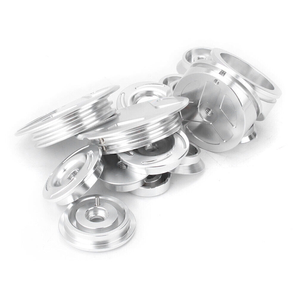 1 Set Aluminum Frame Hole Cover Caps Silver for BMW R 1200 GS ADV LC 2014-2015