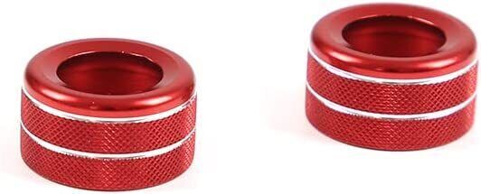 for Toyota Tacoma 2011-14 Red Console Multimedia Control Volume Knob Ring Cover