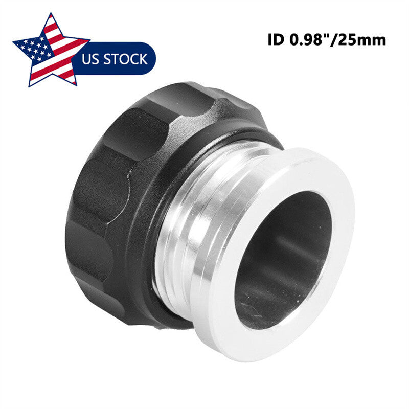 ID 0.98/25mm Aluminum Alloy Weld Billet On Filler Neck Cap Oil Fuel Water Tank