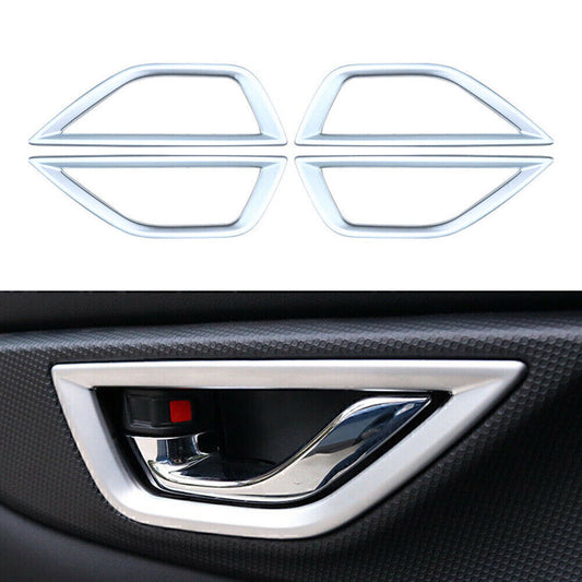 Innen Innen T¨¹rgriff Sch¨¹ssel Abdeckung f¨¹r for Subaru Forester SK 2019 2020 Silber