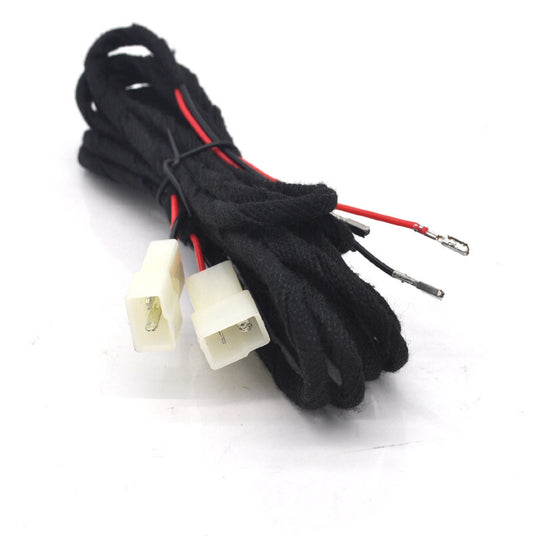 2x Retrofit Side Mirror Puddle Light cable harness for Mercedes W205 C 2015-2022