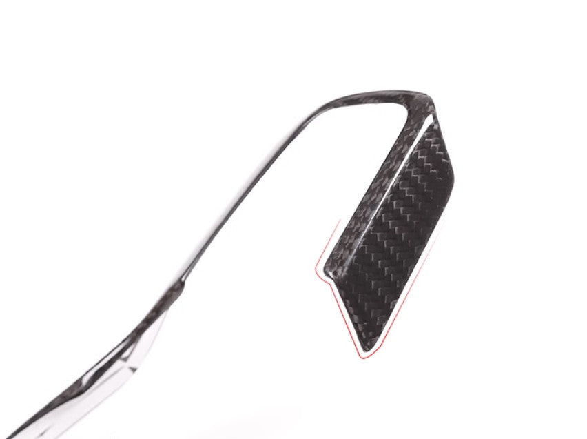 for Jaguar for F-TYPE Frame Trim Dry Carbon Fiber 2014-2023 Steering Wheel Control