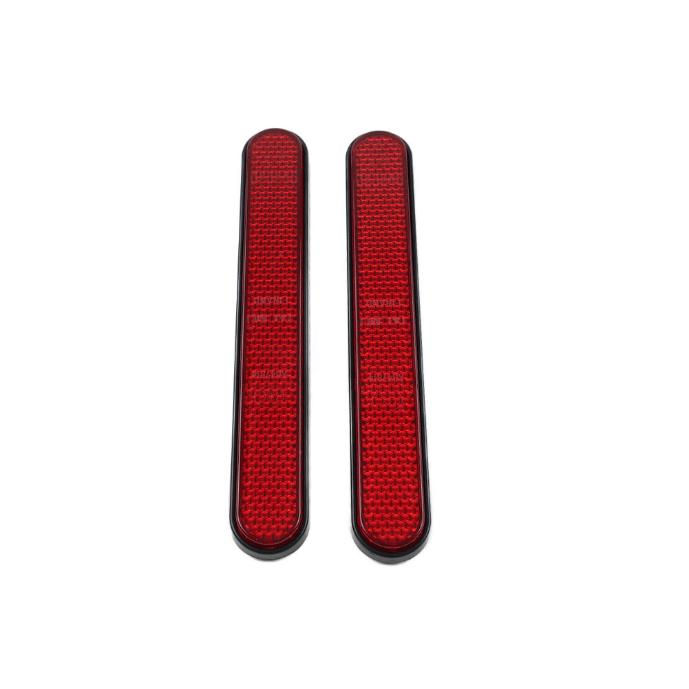 2Pcs Universal Front Rear Fork Leg Reflective Reflector Sticker for Harley