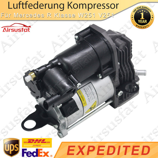 Air suspension compressor for Mercedes-Benz R class W251 V251 06-14 2513202704