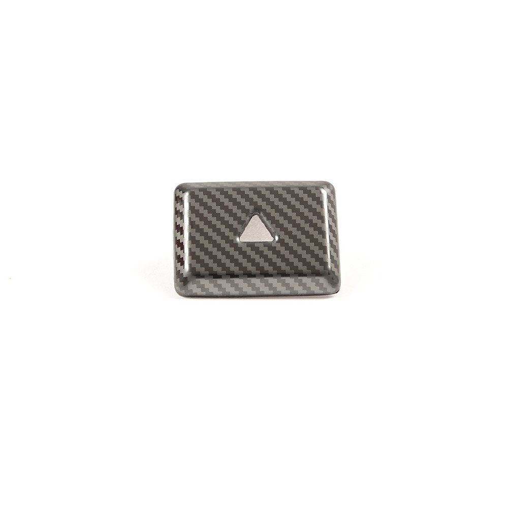 Carbon Fiber Steel Warning Light Switch Button Trim for Honda for Civic 11th 2022-23