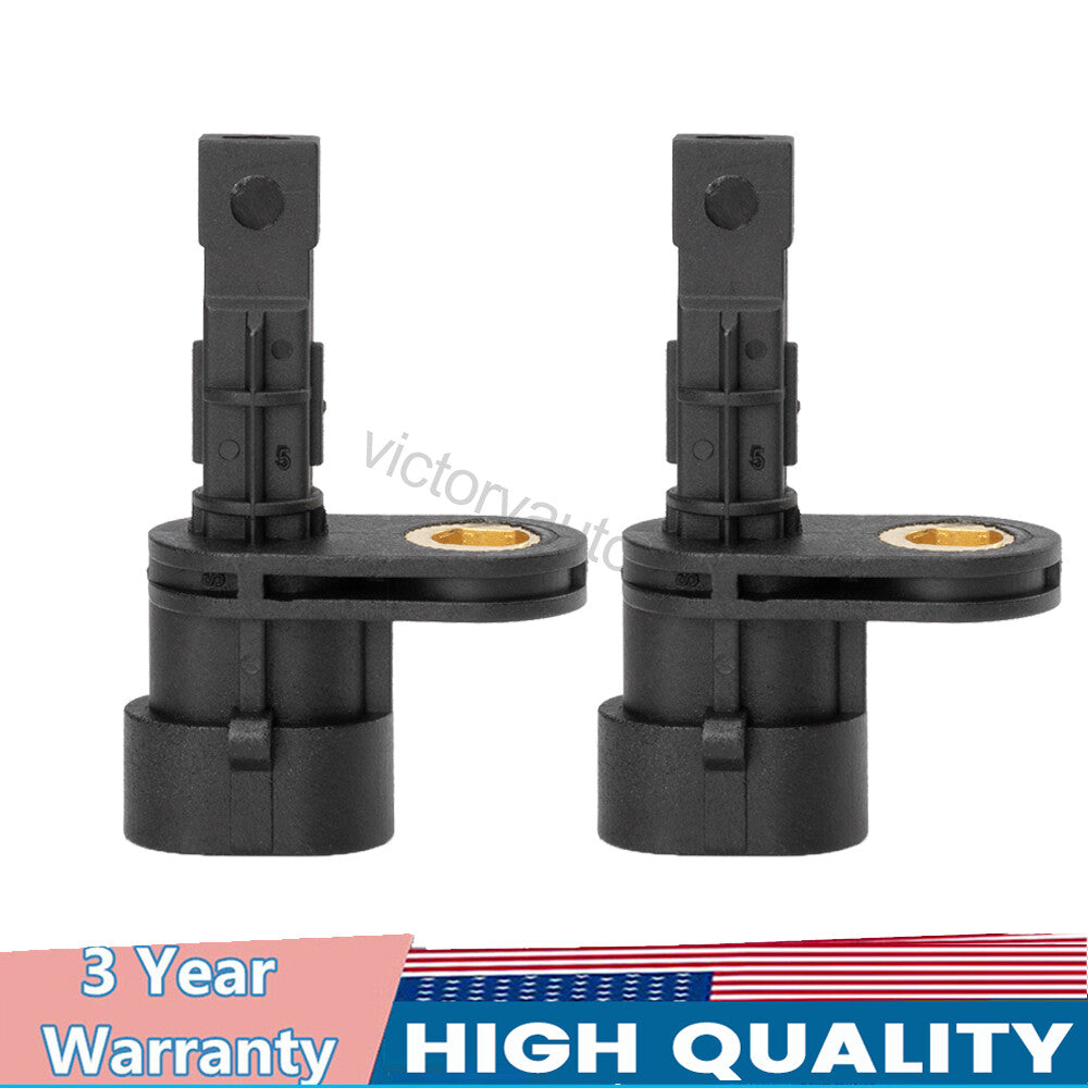Two driver and passenger side speed sensors (92211237) for Pontiac G8 2008 and 2009 ABS vehicles.