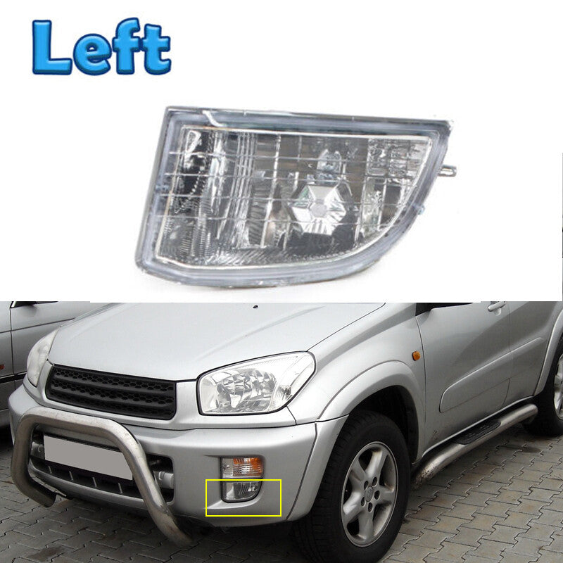Front Bumper Fog Lamp Driving Lamp Without Bulb for Toyota Rav 4 2001-2003 Left