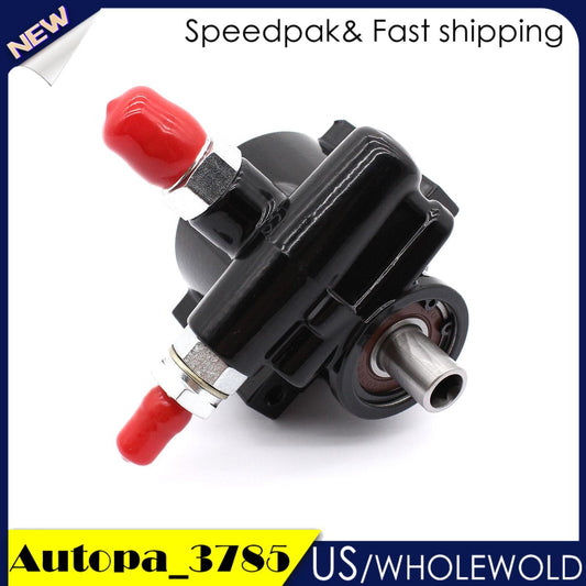 NEW Remote Power Steering Pump Black Fits for Chevy GM 1980-01 Saginaw TC Type 2