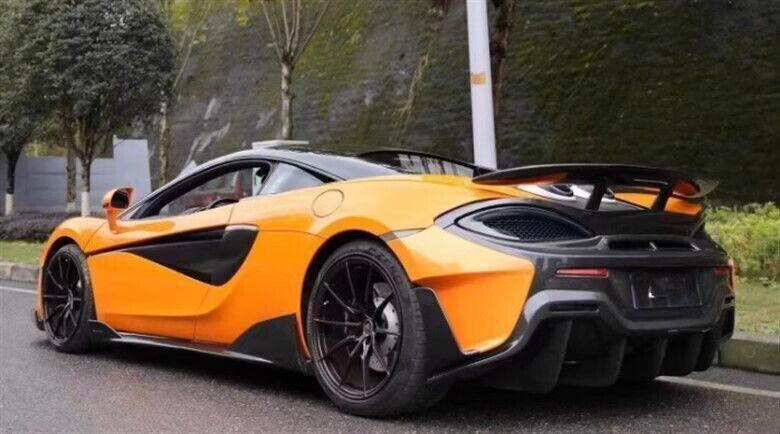Suitable for McLaren MP4-12C 650S carbon fiber side skirts, bumper slip splitter, diffusioner.