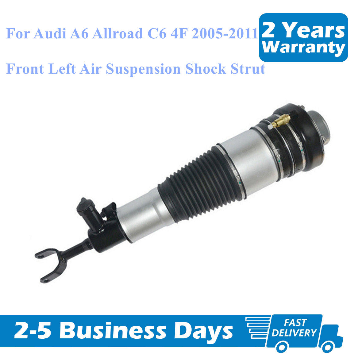 The front left air suspension strut is suitable for Audi A6, C6, S6 4F Quattro (2005-2011).