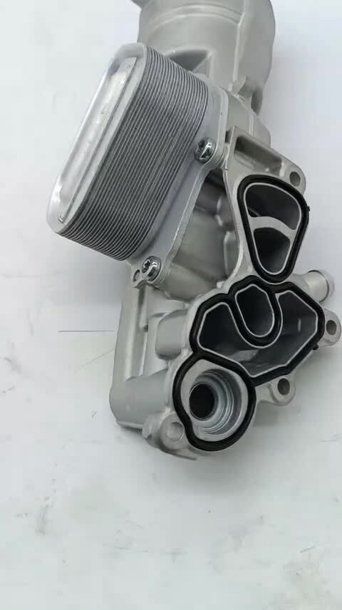 11417600468 Engine oil cooler filter housing suitable for BMW F20 F21 F30