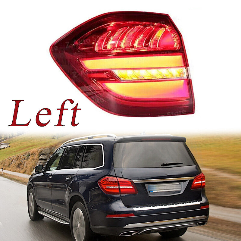 Left side applicable to for Mercedes-Benz GLS-Class X166 2016 - 2019 LED taillights