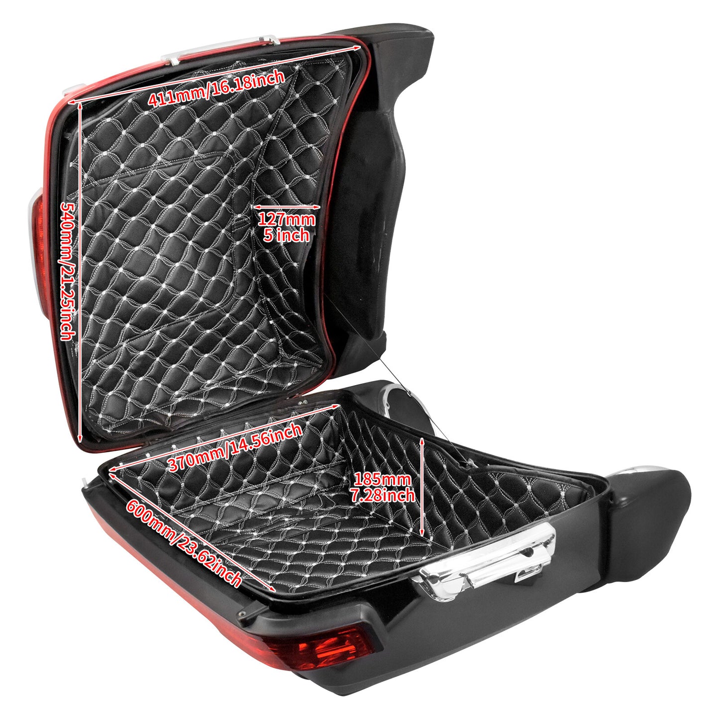King Tour Pak Trunk Insert Carpet Liner Fit for Harley Touring Glide FLH 2014-UP
