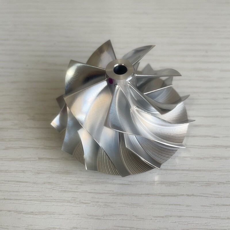 RHF5 forward 46.50/60.00mm 7+7blades high-performance billet compressor wheel