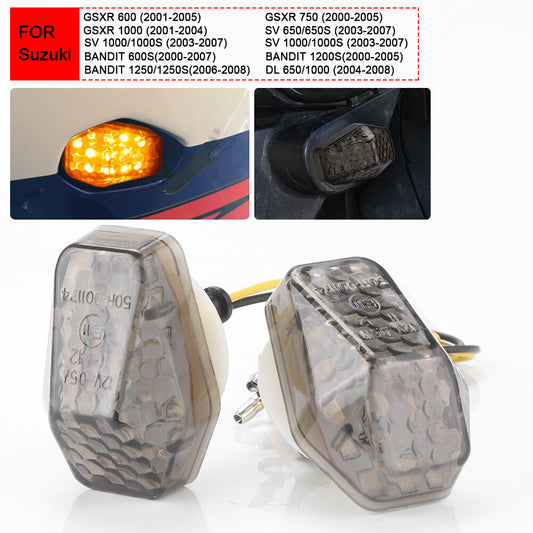Flush Mount Turn Signal LED Light Blinker for Suzuki GSX R 600 750 GSXR 1000