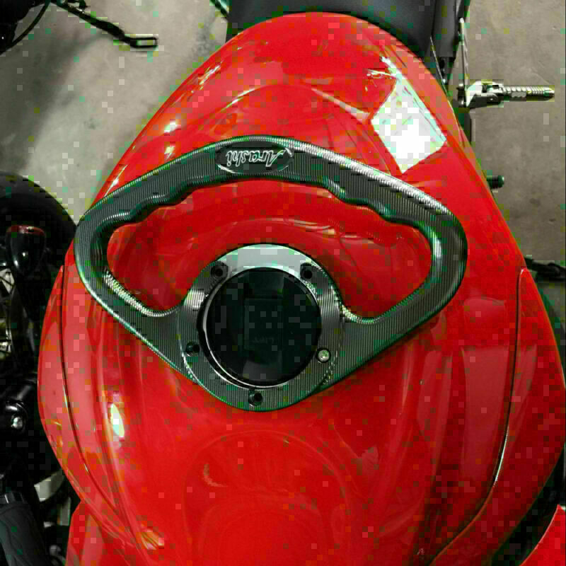 Passenger Tank Grab Bar Handle for Suzuki GSXR 600 750 1000 1300 Hayabusa Black