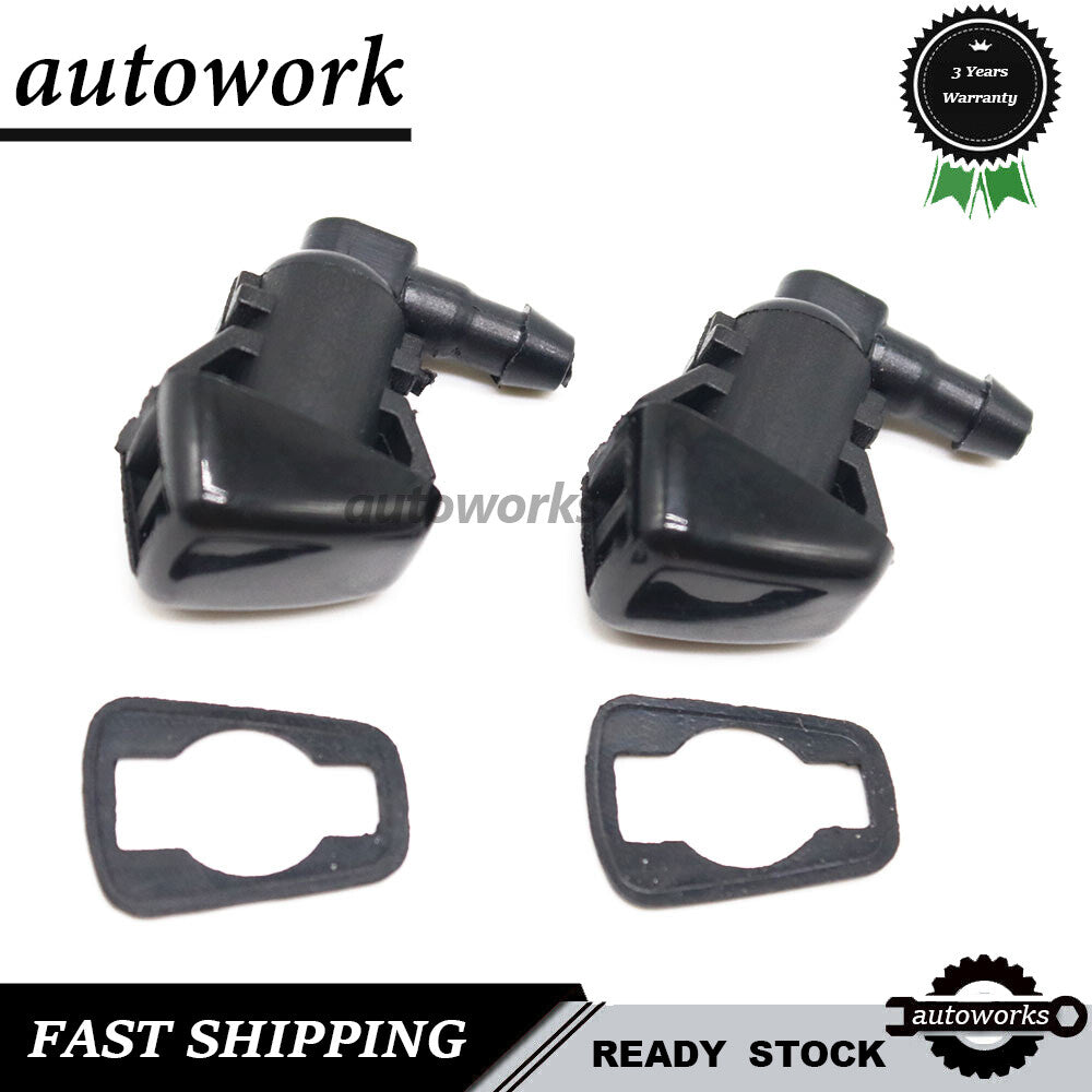 2PCS Windshield Wiper Water Washer Nozzle Jet Spray for Dodge Nitro 2007-2011