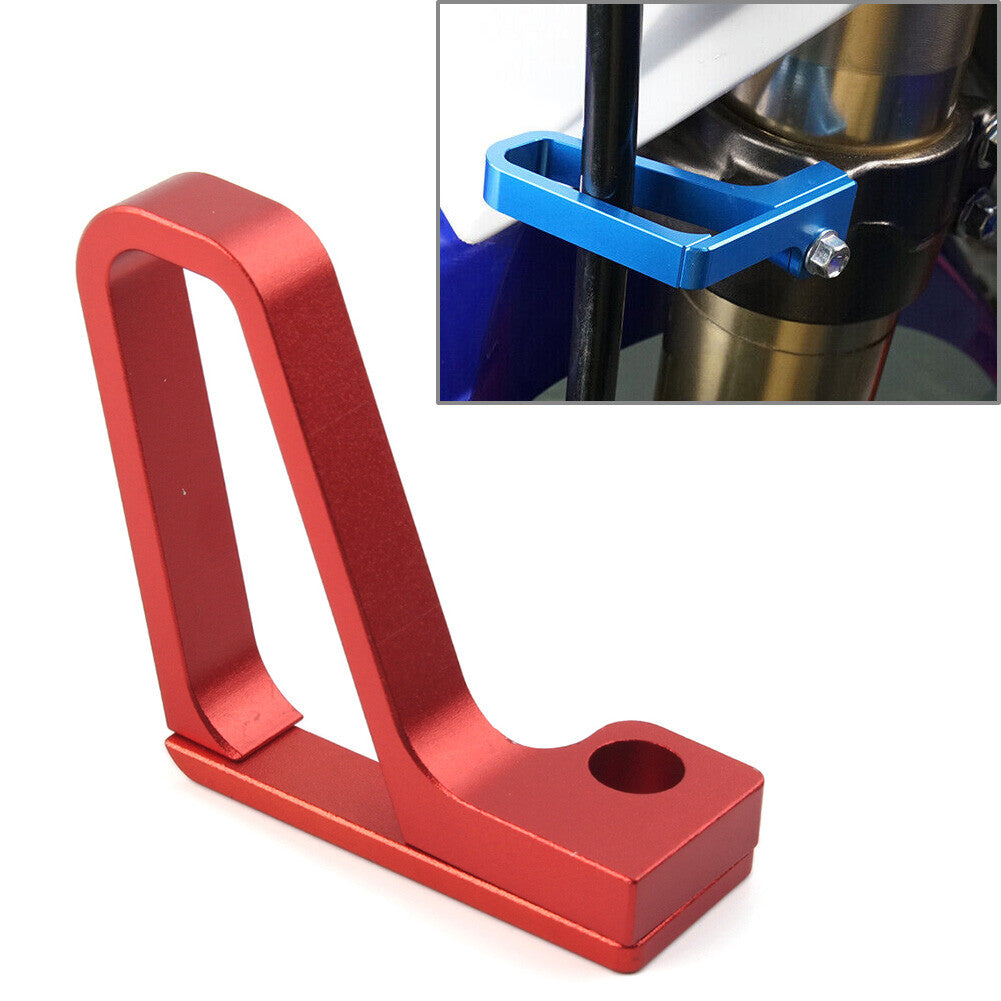 Brake Line Hose Clamp Cable Guide RED Fit for Yamaha YZ125/250 2004-2020 YZ250X 2016