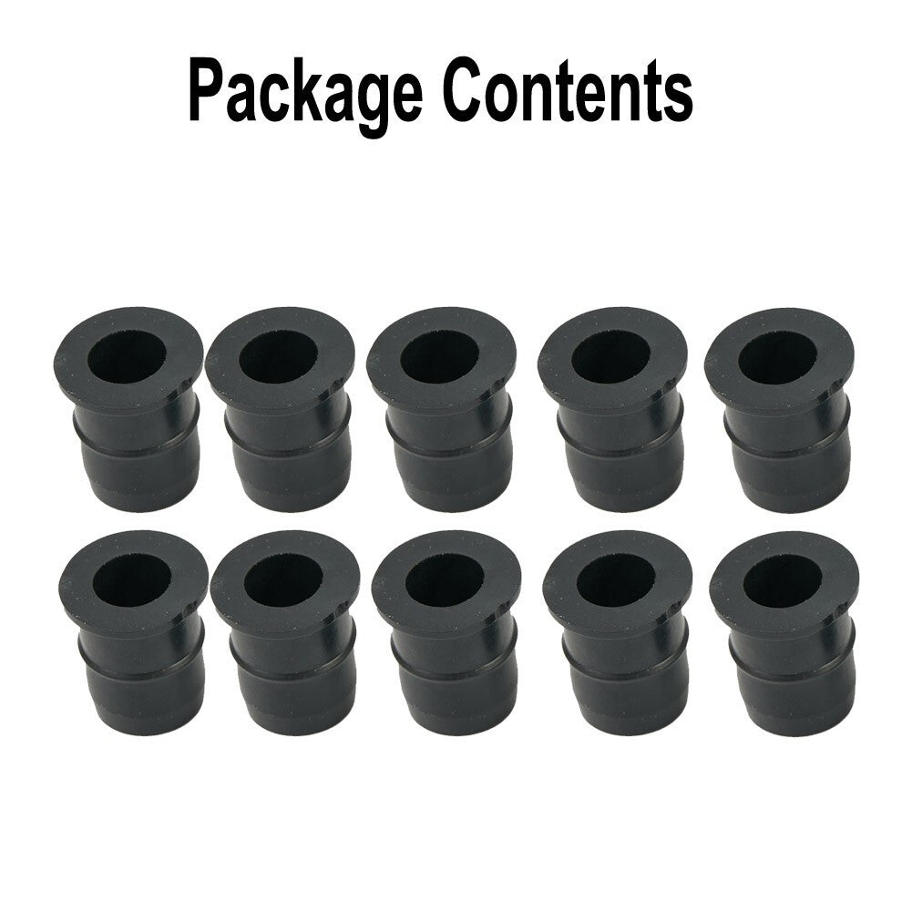 10PCS / KIT-Universal Rubber Nuts M6 Neoprene Nuts Damper Panel Fixing 6mm