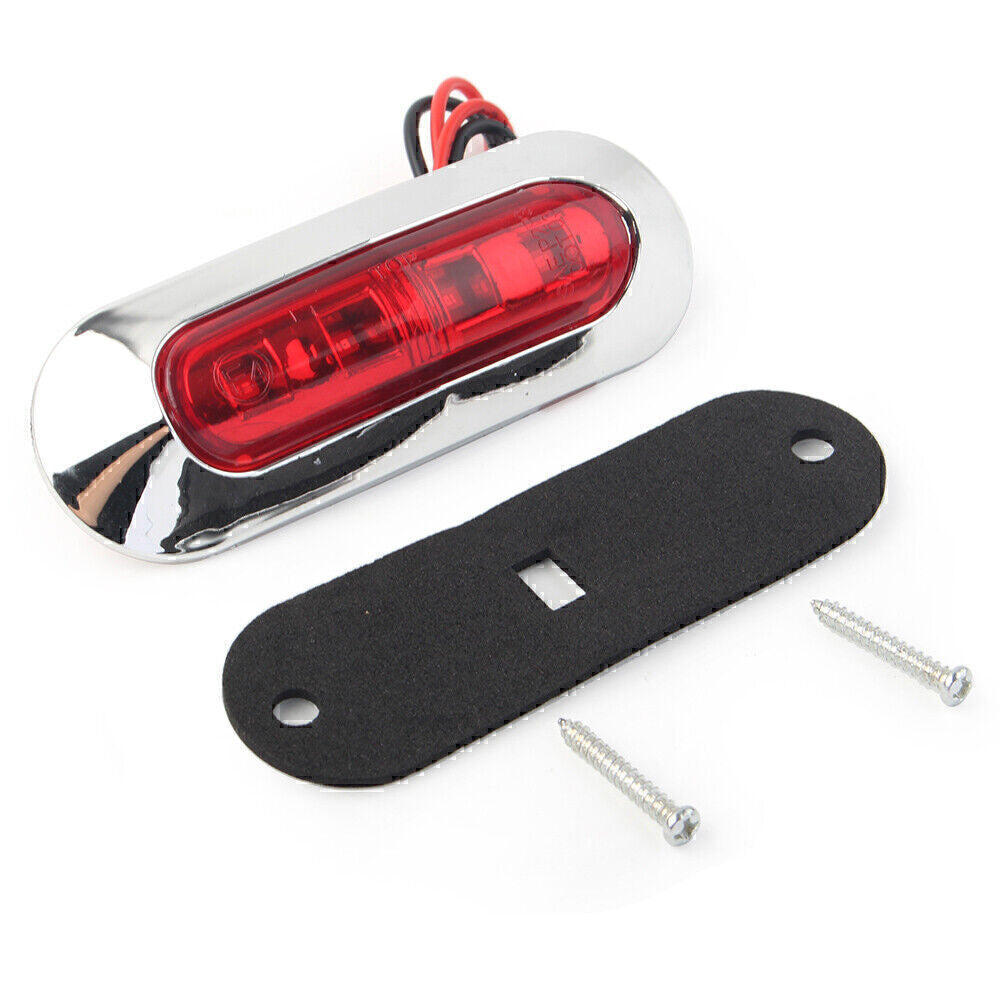 1x LED Side Clearance Marker Light For Car Truck Trailer Pickup 12V 24V Red