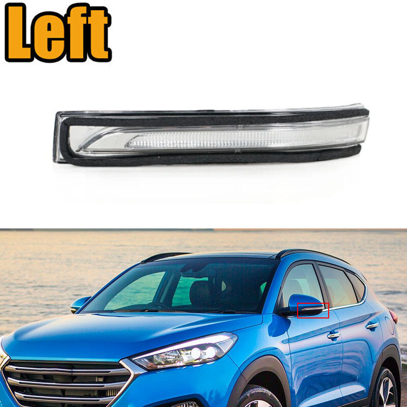 Left for Hyundai for Tucson 2016-2019 Rearview Wing Side Mirror Turn Signal Light