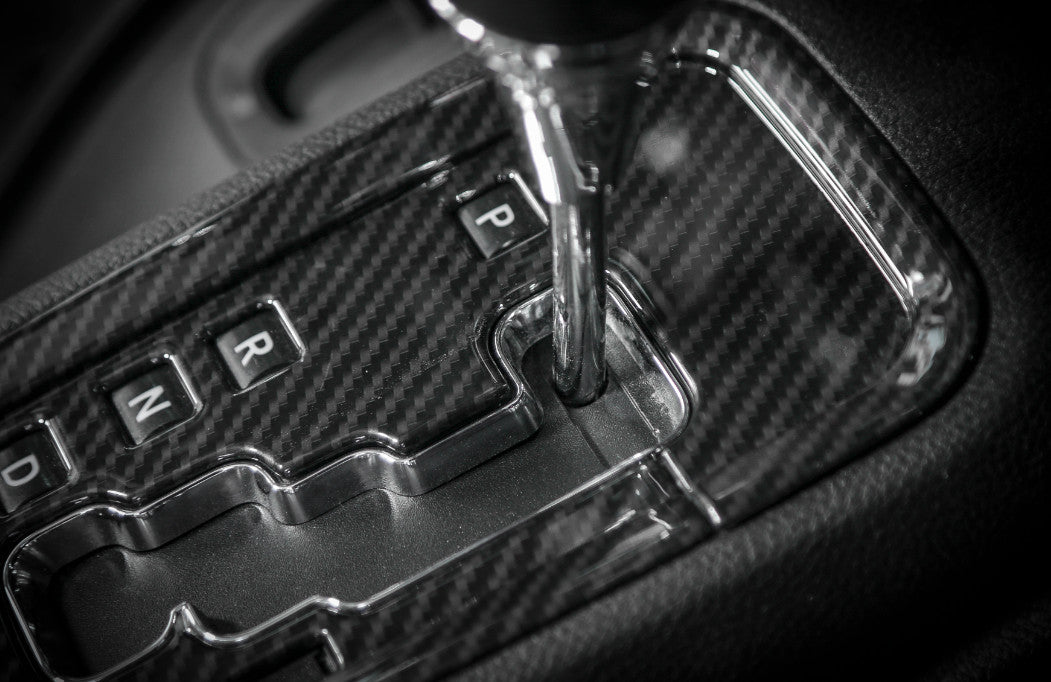 Gear Shift Panel Cover Trim for Jeep JK for Wrangler 2012-2017 Carbon Fiber Look