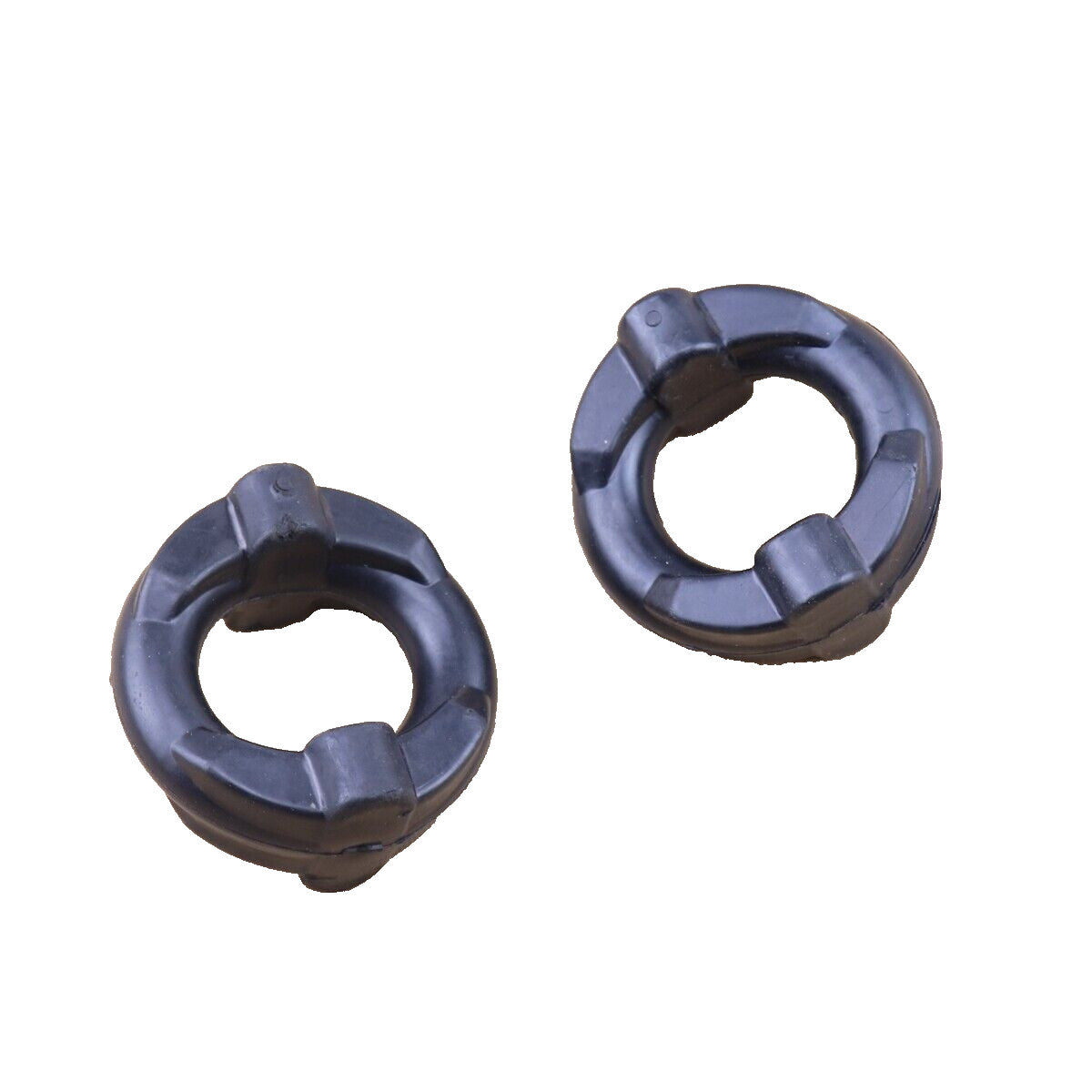 4-piece front and rear exhaust muffler system hanger kit for BMW E32, E34, 530i, 740i, and M5.
