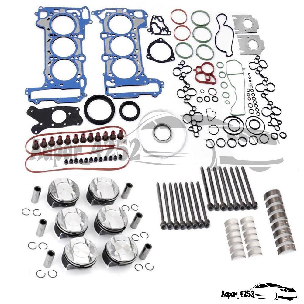 EA839 3.0 Engine Rebuild Overhaul Pistons Kit for Porsche for Audi A6 S4 S5 B9 TFSI