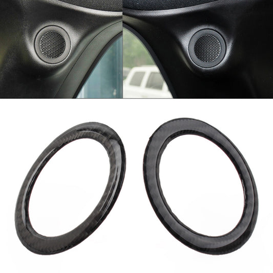 Interior Rear Trunk Audio Speaker Ring Trim Cover for Jeep Grand Cherokee Car