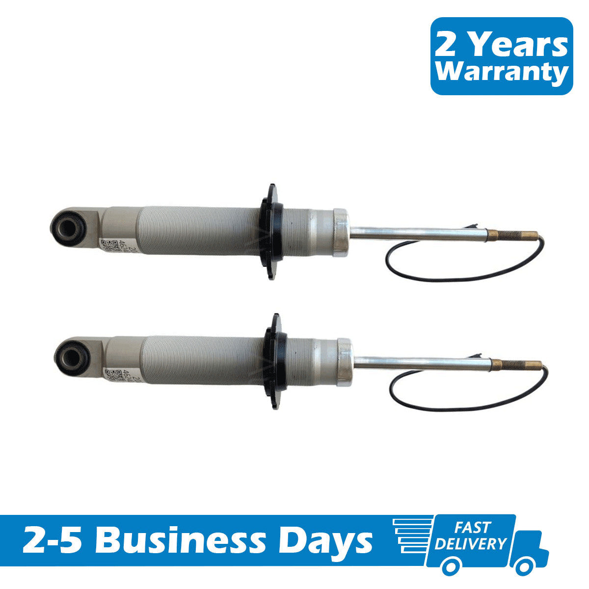 A pair of front shock absorber struts fit the for Maserati 4200 Coupe Gransport 2002-2007.