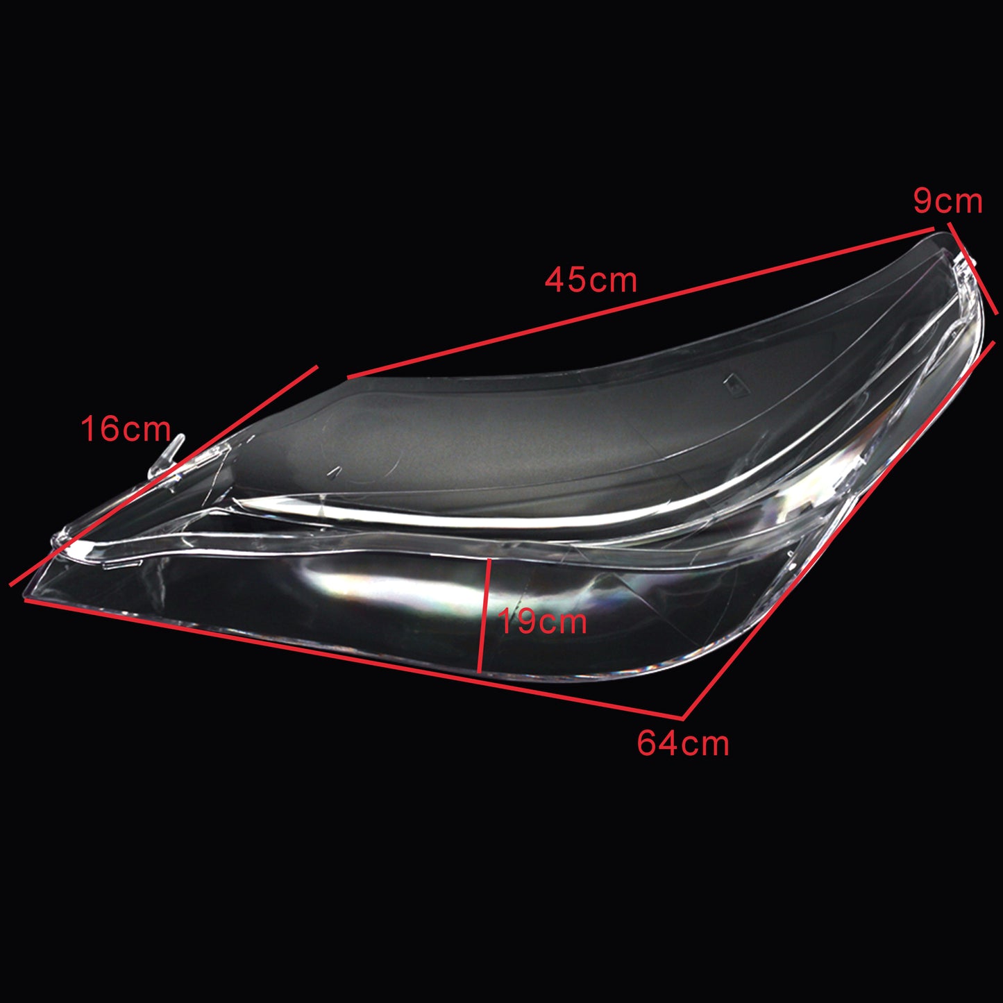 2-Piece Headlight Protector Lens for BMW E60, E61, 525i, 530i, 540i, 550i (2003-2010) Headlights